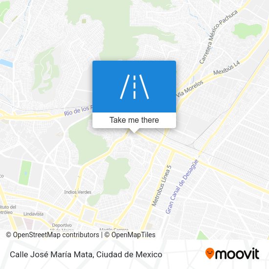 Mapa de Calle José María Mata