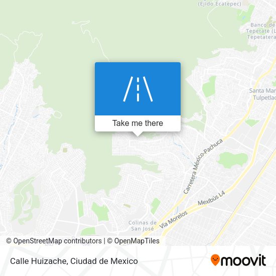 Mapa de Calle Huizache