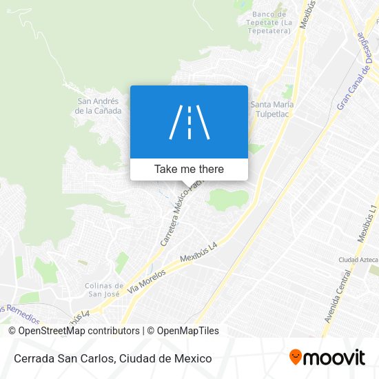 Mapa de Cerrada San Carlos