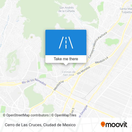 Mapa de Cerro de Las Cruces