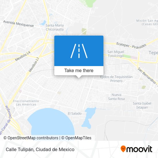 Mapa de Calle Tulipán