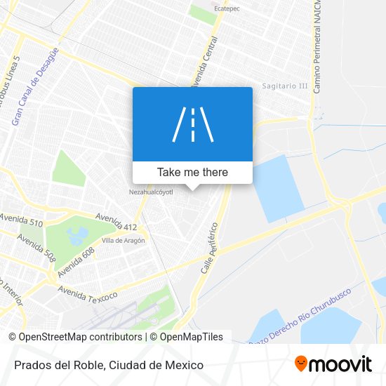 Prados del Roble map