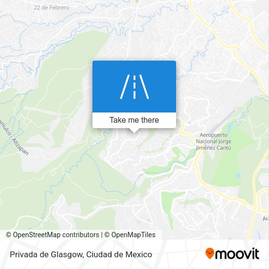 Privada de Glasgow map