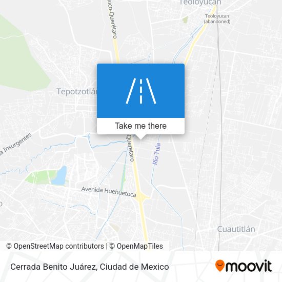 Cerrada Benito Juárez map