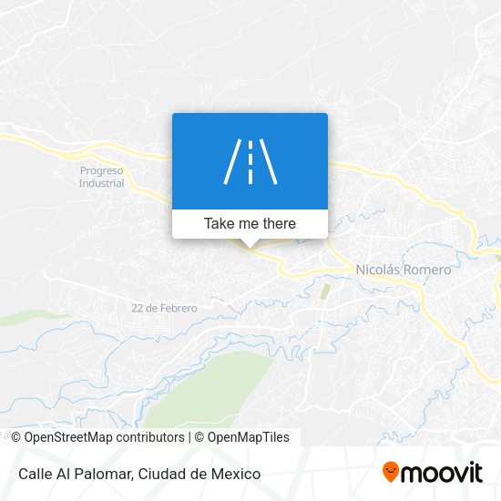 Calle Al Palomar map