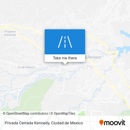 Privada Cerrada Kennedy map
