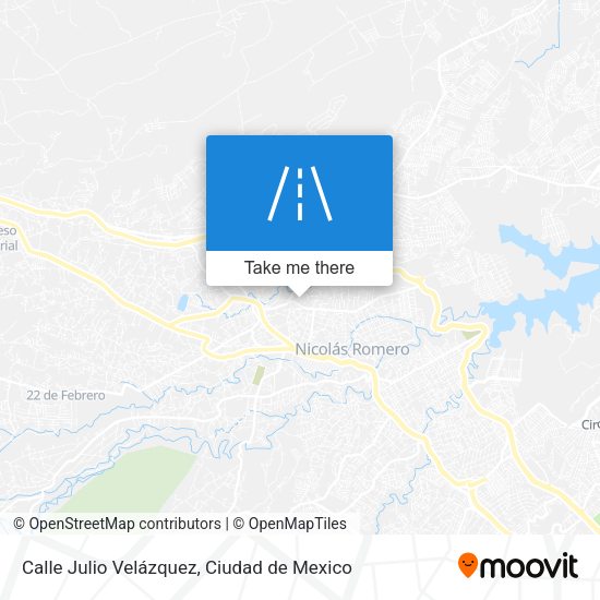 Mapa de Calle Julio Velázquez