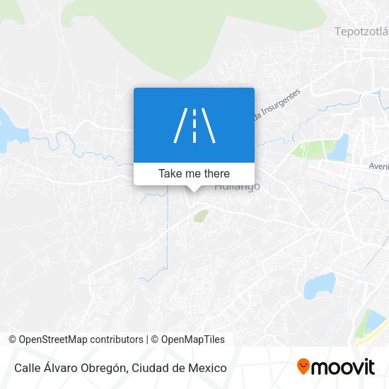 Calle Álvaro Obregón map