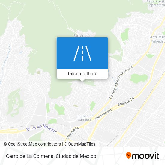 Cerro de La Colmena map