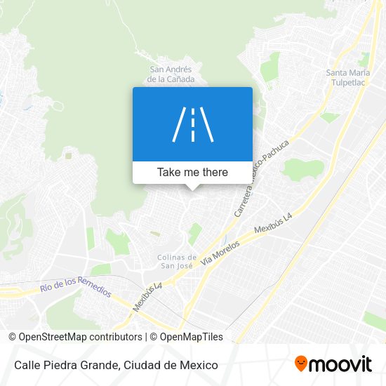 Calle Piedra Grande map