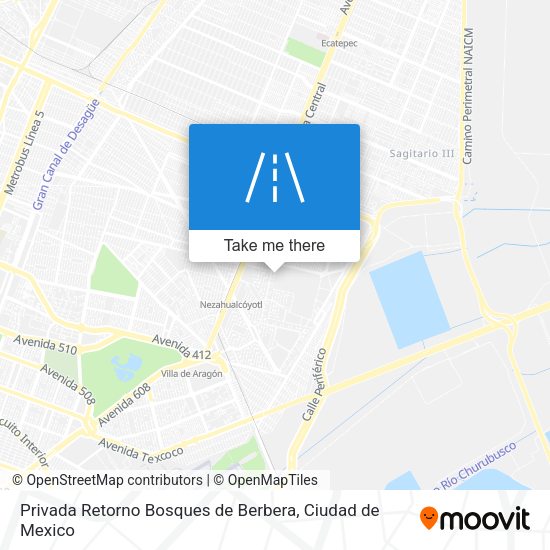 Privada Retorno Bosques de Berbera map