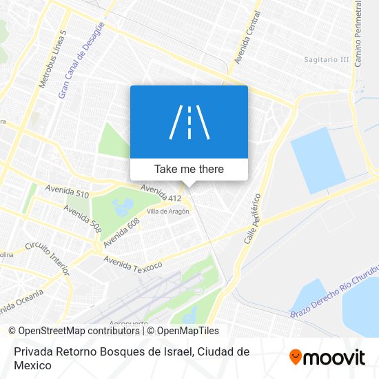 Privada Retorno Bosques de Israel map