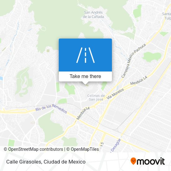 Calle Girasoles map