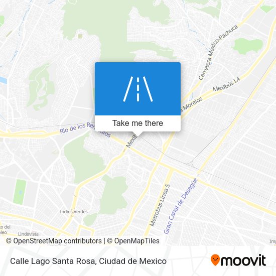 Mapa de Calle Lago Santa Rosa