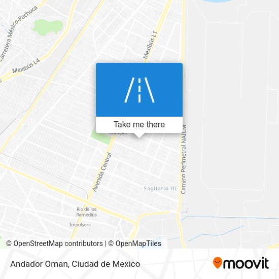 Andador Oman map