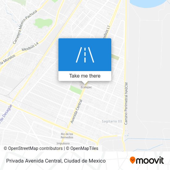 Privada Avenida Central map