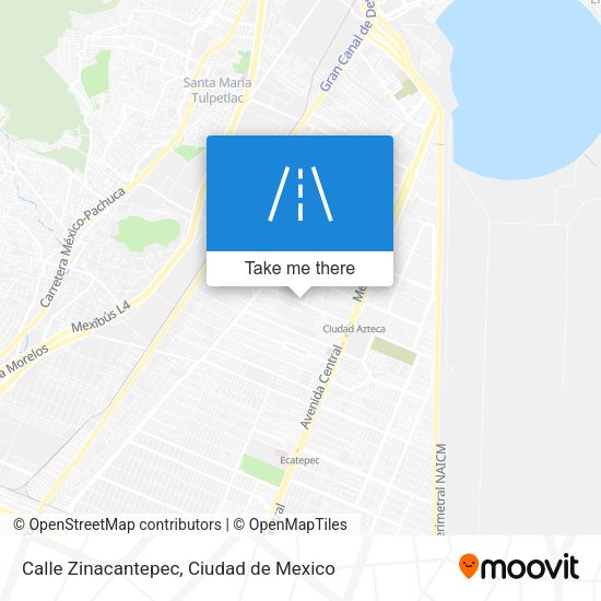 Mapa de Calle Zinacantepec