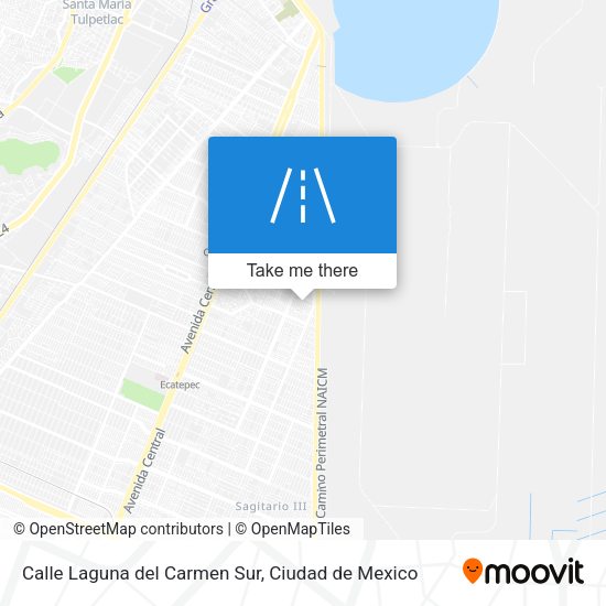 Calle Laguna del Carmen Sur map
