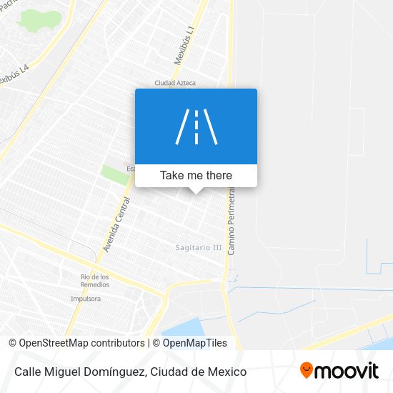 Mapa de Calle Miguel Domínguez