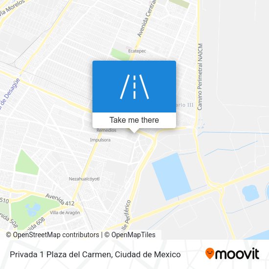 Privada 1 Plaza del Carmen map