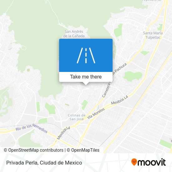 Privada Perla map