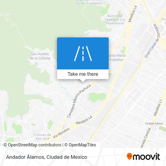 Andador Álamos map