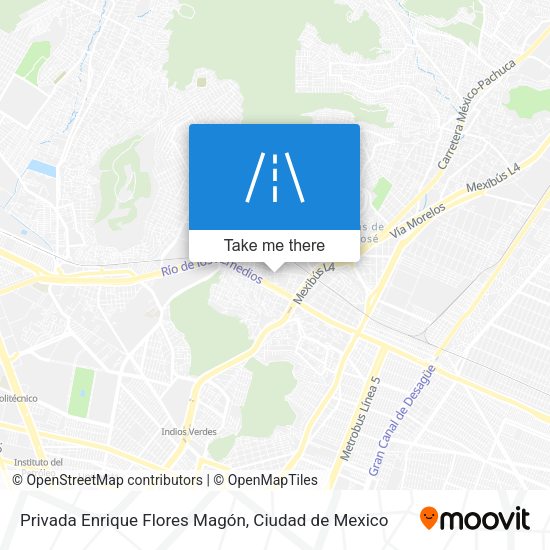 Mapa de Privada Enrique Flores Magón