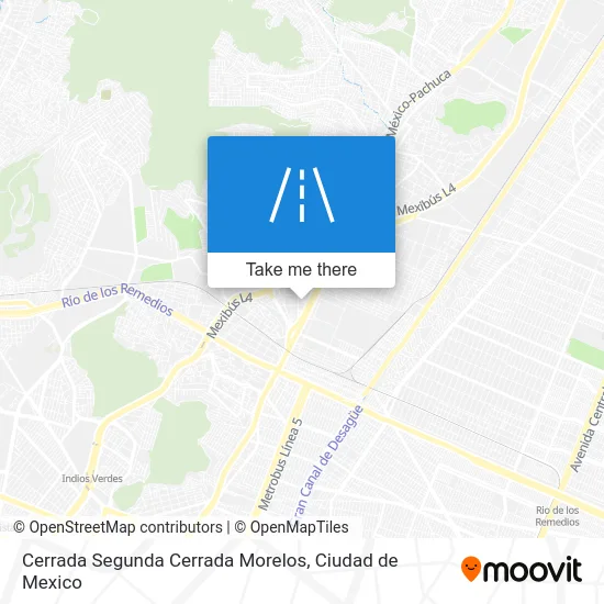 Cerrada Segunda Cerrada Morelos map