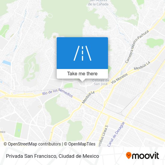 Mapa de Privada San Francisco