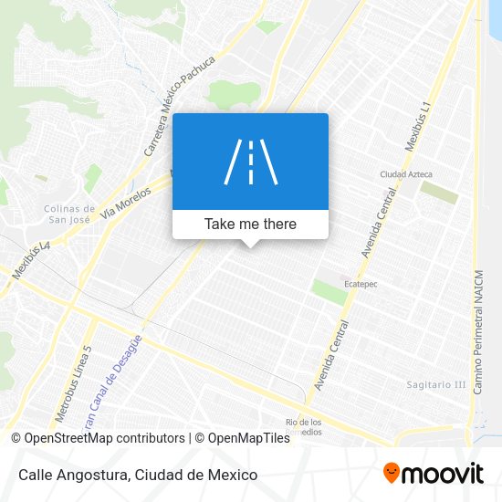 Mapa de Calle Angostura