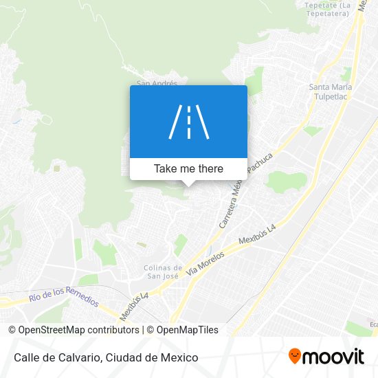 Calle de Calvario map