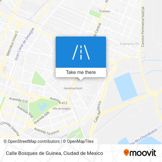 Mapa de Calle Bosques de Guinea