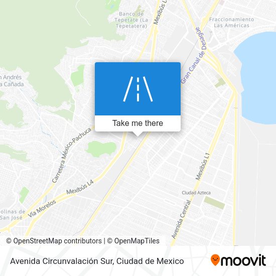 Avenida Circunvalación Sur map