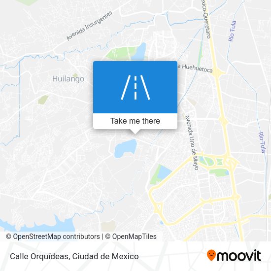 Mapa de Calle Orquídeas