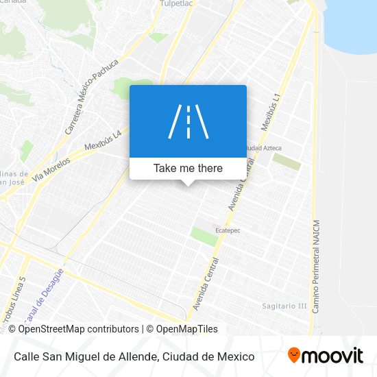 Calle San Miguel de Allende map