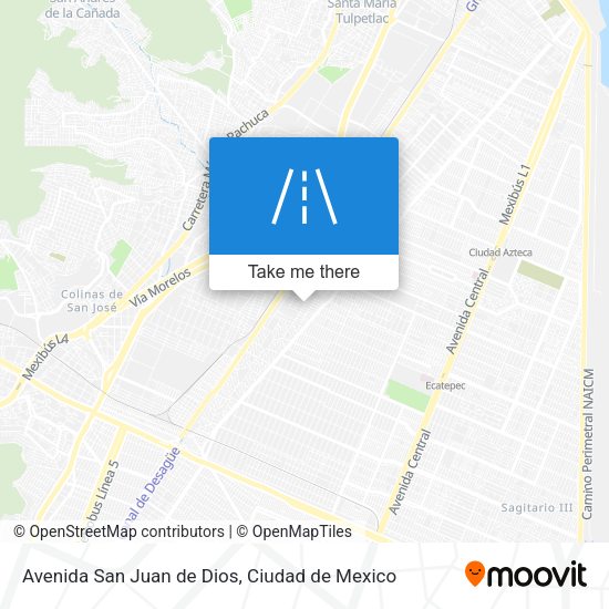 Mapa de Avenida San Juan de Dios