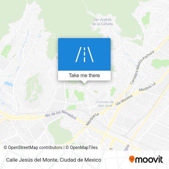 Calle Jesús del Monte map