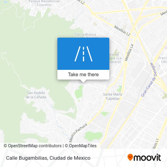 Calle Bugambilias map