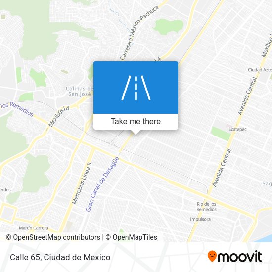 Calle 65 map