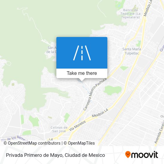 Privada Primero de Mayo map