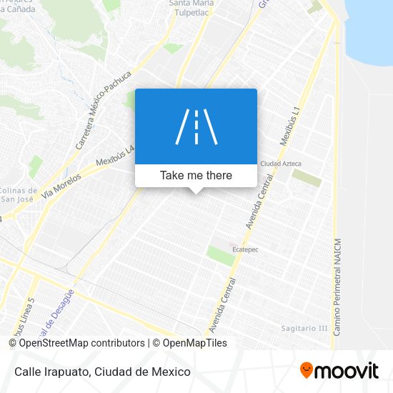 Mapa de Calle Irapuato