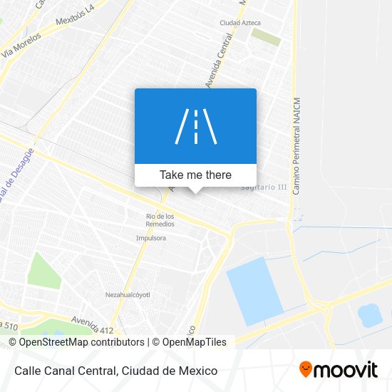 Calle Canal Central map