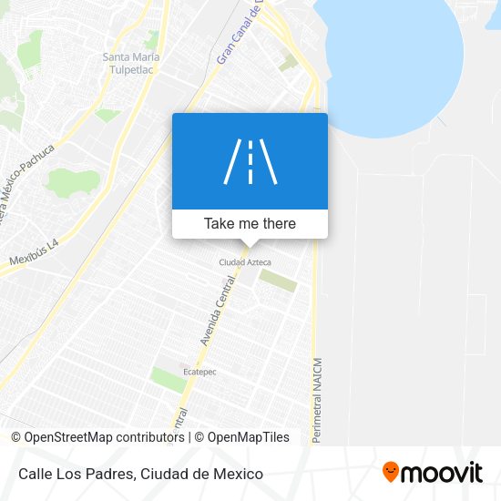 Calle Los Padres map