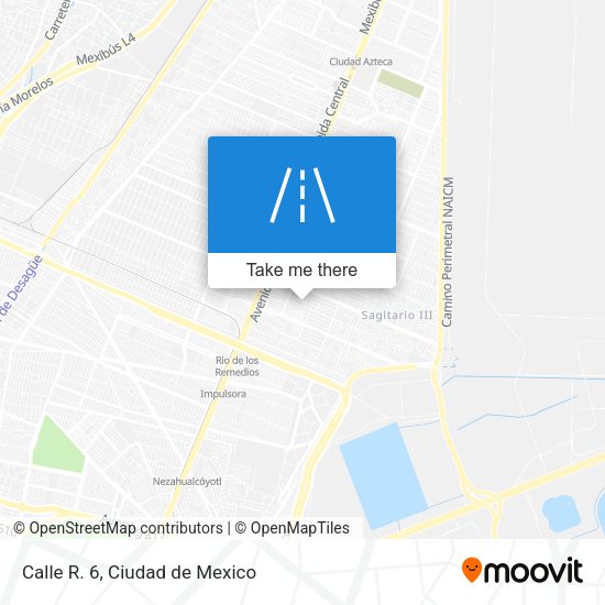 Mapa de Calle R. 6