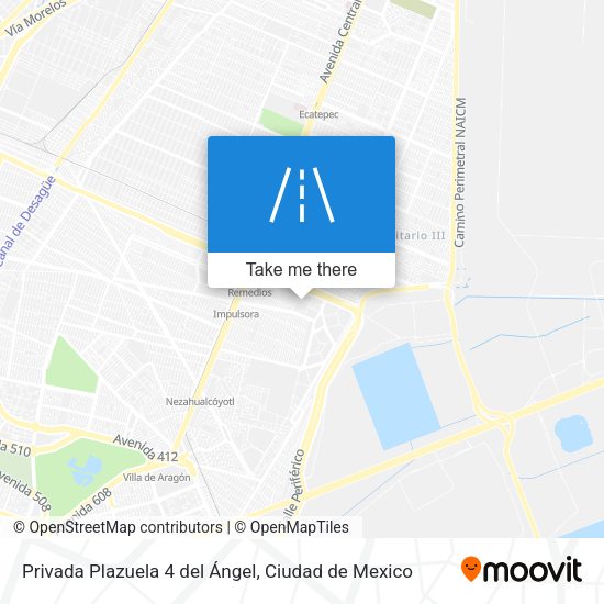 Mapa de Privada Plazuela 4 del Ángel