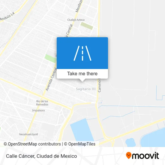 Calle Cáncer map