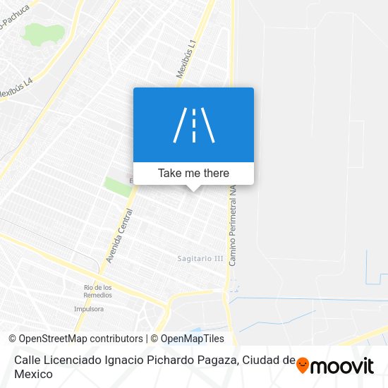 Mapa de Calle Licenciado Ignacio Pichardo Pagaza