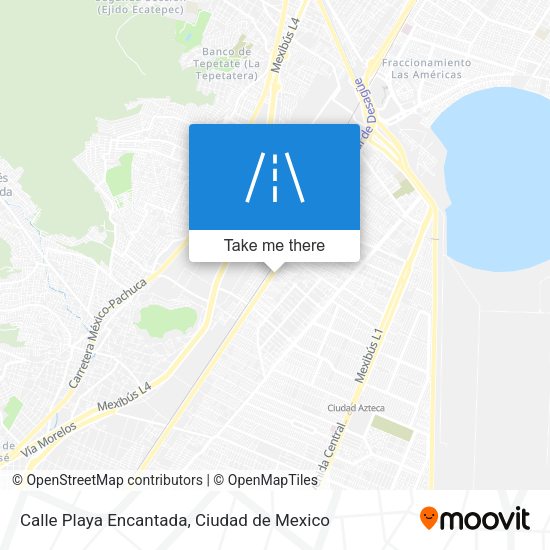 Mapa de Calle Playa Encantada