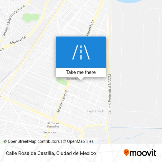 Calle Rosa de Castilla map