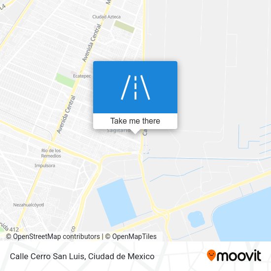 Mapa de Calle Cerro San Luis